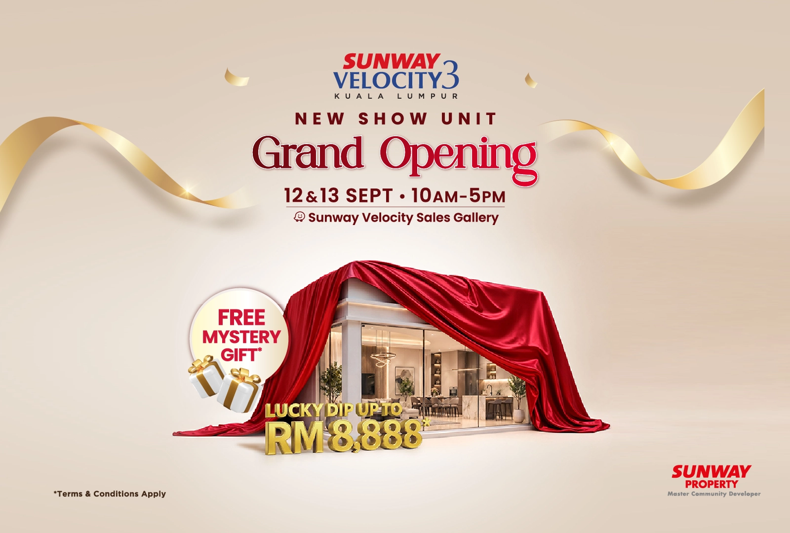 Sunway Velocity 3 New Show Unit Grand Opening
