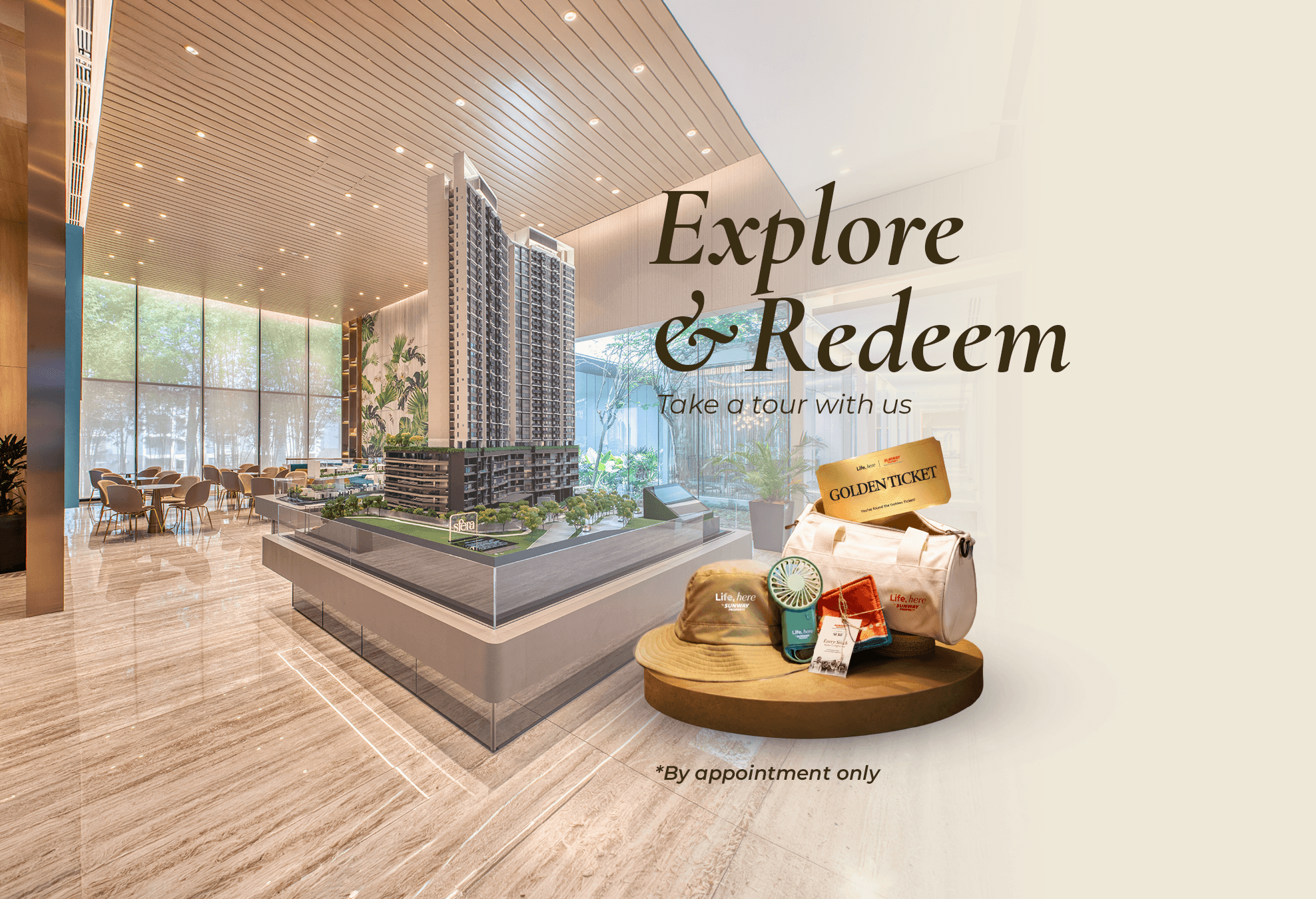 Explore & Redeem @ Sfera Residence Sales Gallery